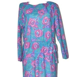 Vintage Chapter two BRAND dress, Size 10, Multi-Colored, Made in USA. S/M